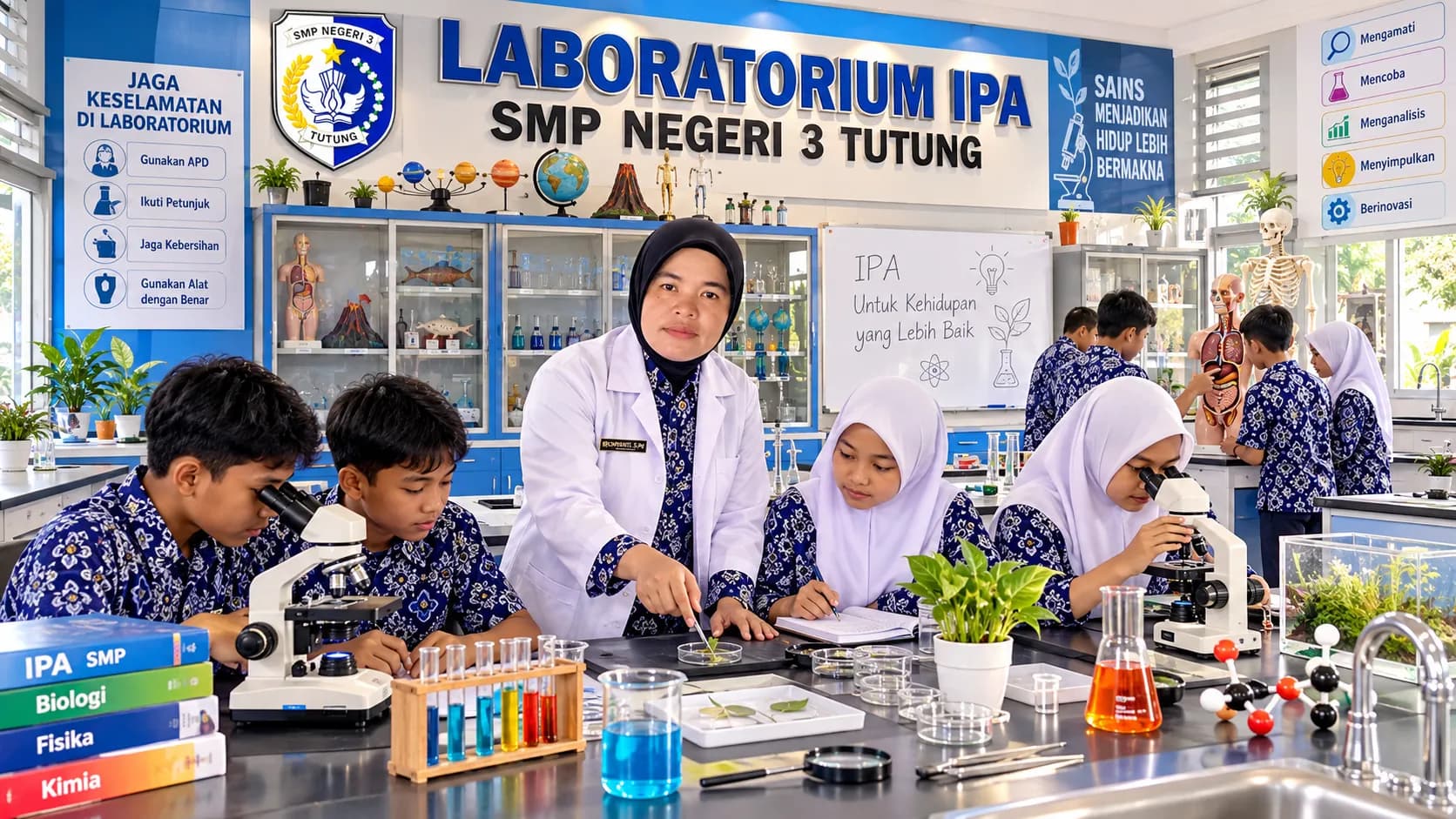 Fasilitas: Laoratorium IPA