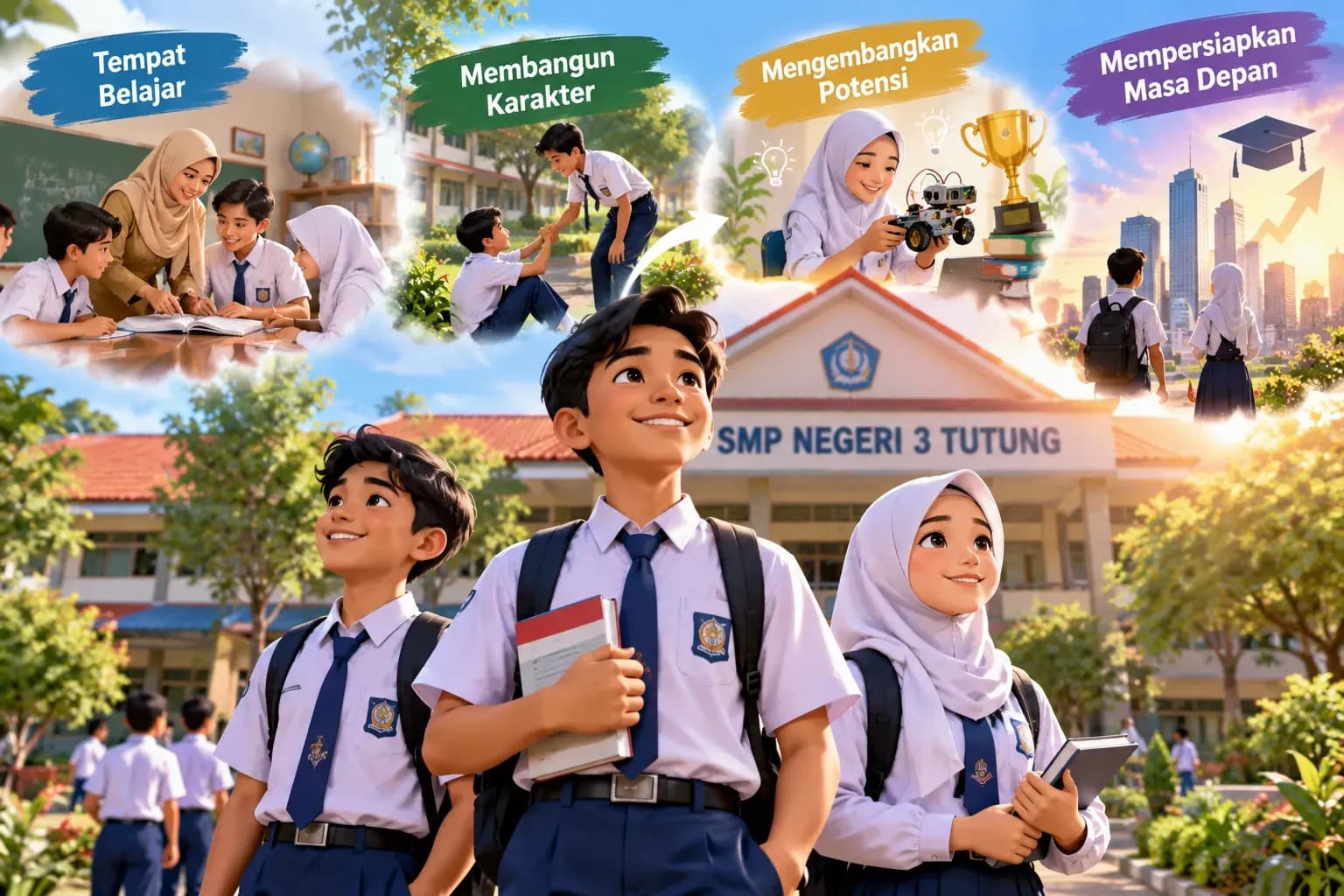 Sekolah Bukan Sekadar Tempat Belajar, tetapi Tempat Menumbuhkan Masa Depan